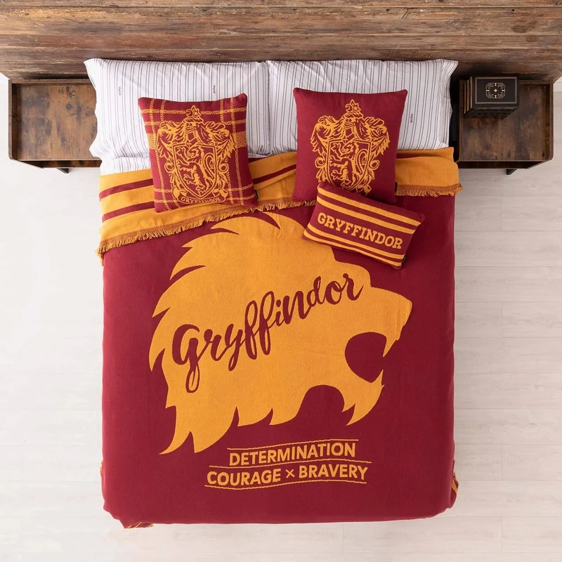 BELUM | Harry Potter Blanket, Jacquard Blanket 180 x 240 Gryffindor Values, Sofa Blanket, Harry Potter Blanket, All Types of Uses Harrry Potter
