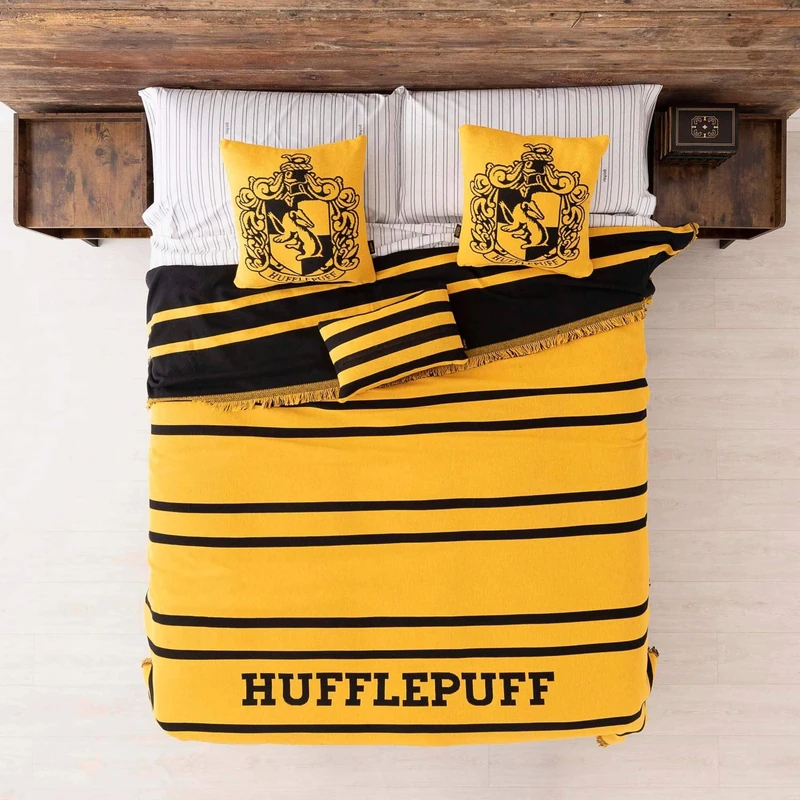 BELUM | Harry Potter Blanket, 180 x 260 Hufflepuff House Blanket, Harry Potter Blanket, Harry Potter Bed Blanket, All Types of Uses Harrry Potter