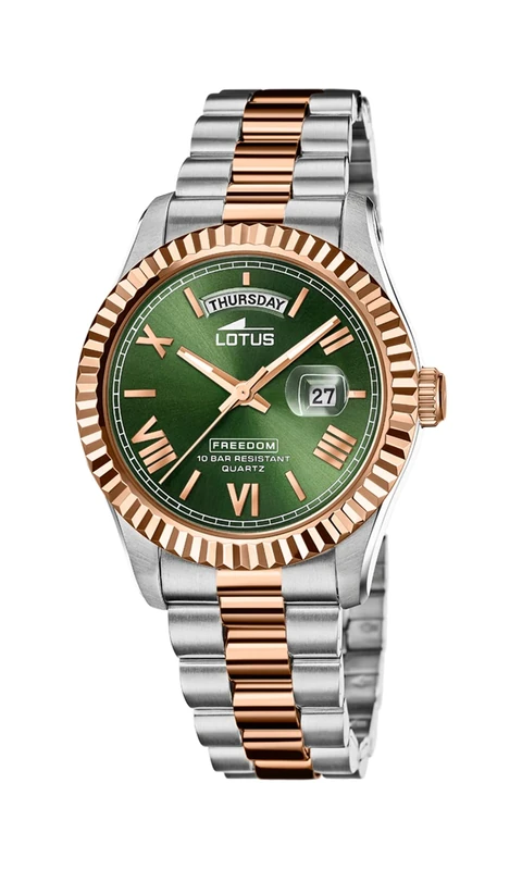 LOTUS Men's Watch 18856/3 Freedom Stainless Steel Case 316l Multi Strap 316l Stainless Steel Silver, Multicoloured, Bracelet