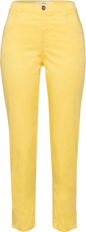 BRAX Women's Style Mary S Ultralight Organic Cotton Shortened Pants, Banana, 36W x 32L - Image 1