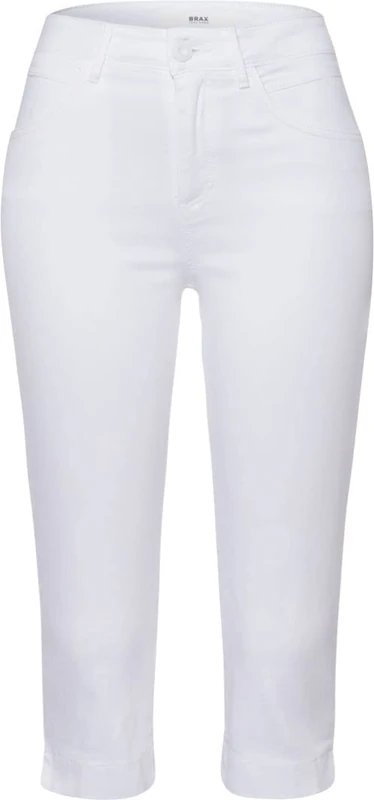 BRAX Women's Style Shakira C Free to Move Light Denim Jeans, White, 36W x 30L
