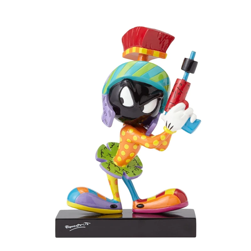 Enesco Looney Tunes by Romero Britto Marvin The Martian Figurine
