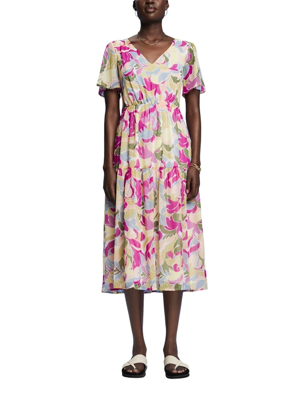 ESPRIT 043EO1E341 Women's Dress, 447/Light Blue Lavender 3, 38, 447/Light Blue Lavender 3., 6