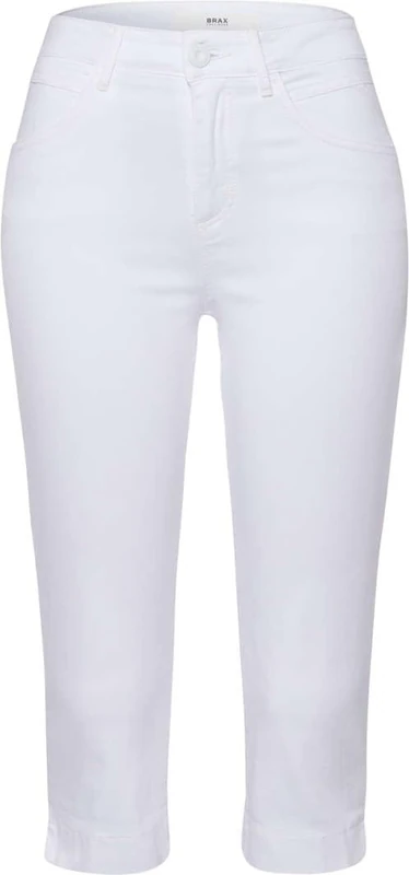 BRAX - Women's Summer Capri Jeans Style Shakira C (72-7928), White, 32W x 30L