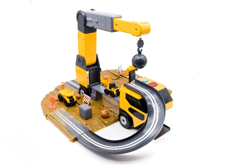 CAT Little Machines Jumbo Crane Construction Playset