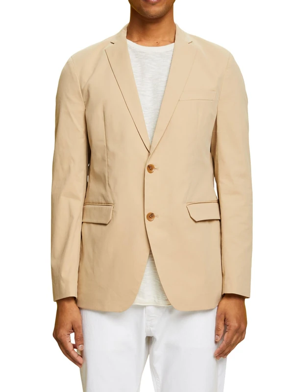 ESPRIT Men's 043eo2g305 Blazer, Sand, 94 cm
