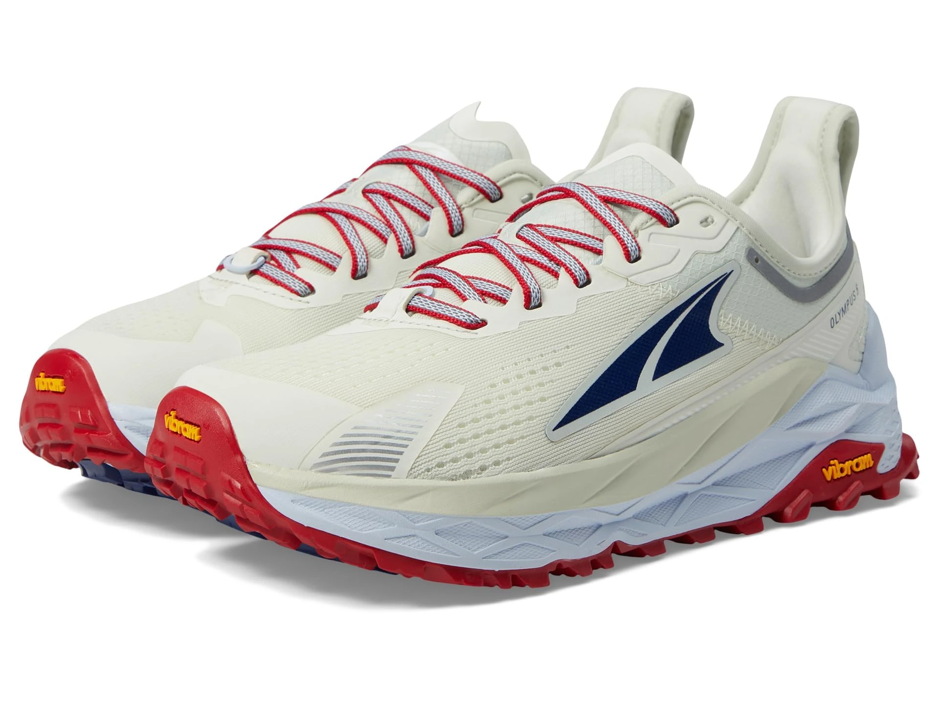 Altra Olympus 5 Women's Trail Running Shoes White Light Blue