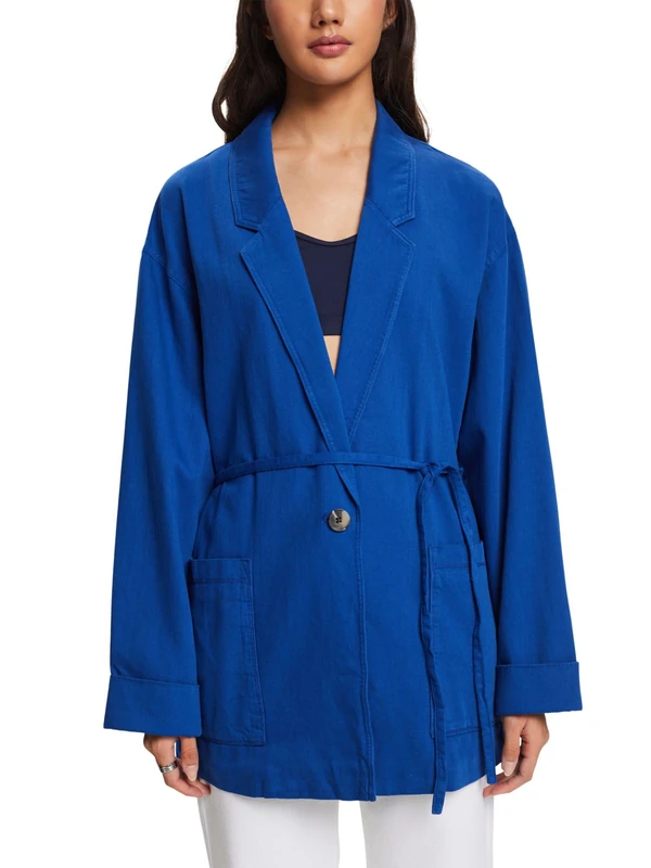 ESPRIT Women's Blazer, 415/Ink, 16