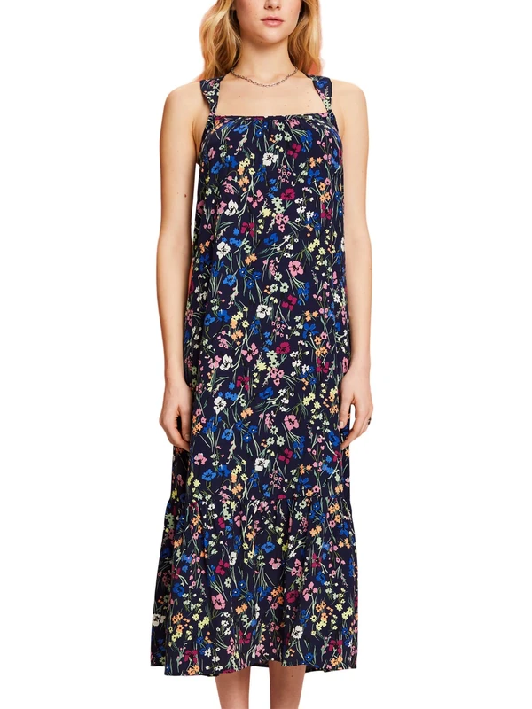 ESPRIT Women's 053ee1e303 Dress, 400/Navy, 38 UK - Image 1
