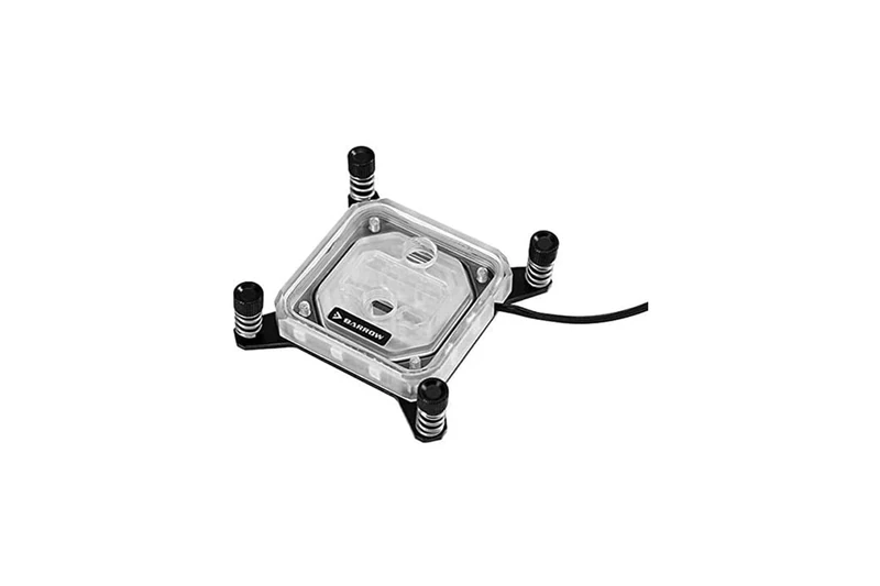 Barrow INTEL platform jetting micro waterway CPU Water block Acrylic Aurora - White