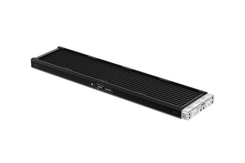 BarrowCH Chameleon Fish Series Removable 480 mm Radiator with Display Screen PMMA Edition – Classic Black - Image 1