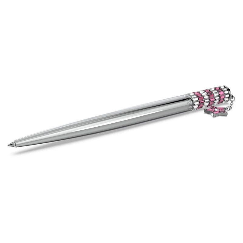 Swarovski Celebration 2023 ballpoint pen, Star, Pink, Chrome plated