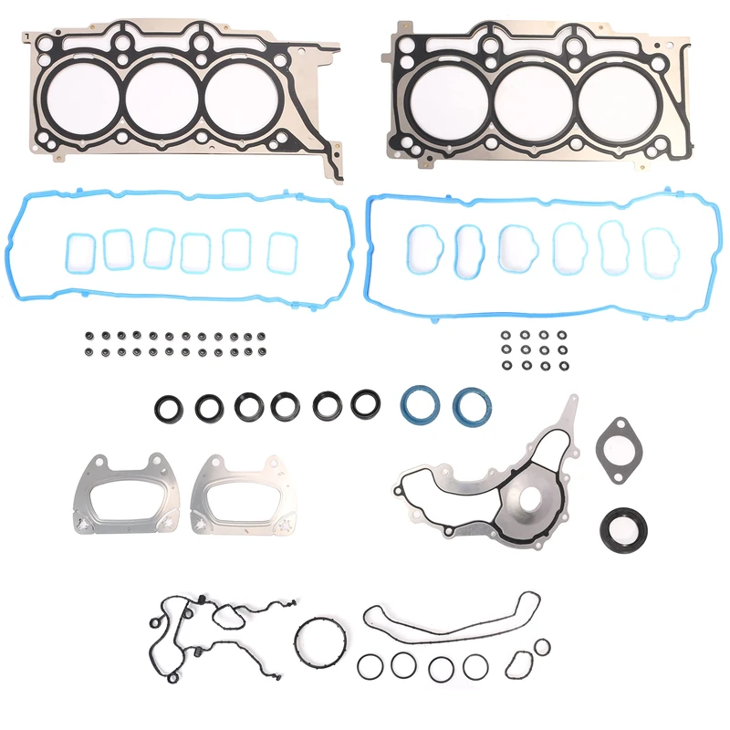 MLS Head Gasket Set fits for Chrysler 200/300,fit for VW Routan,fits for Dodge Avenger/Challenger/Grand Caravan/fit for Ram ProMaster/1500/C/V fit for Jeep Wrangler/Grand Cherokee 3.6L DOHC HS26541PT