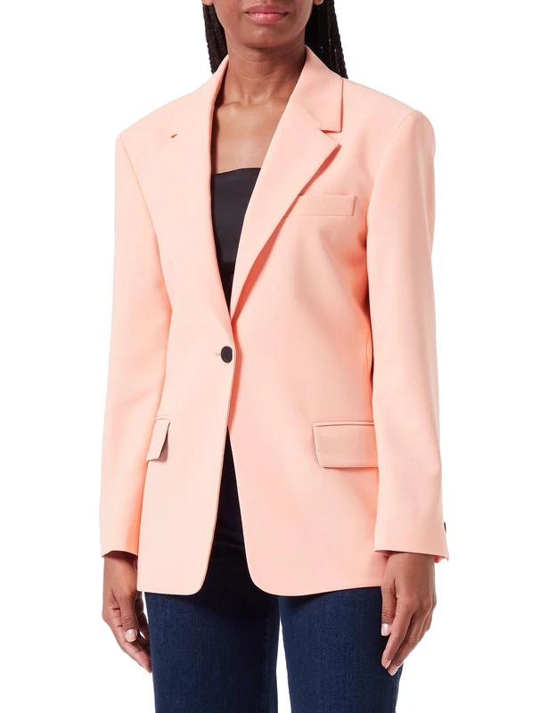 HUGO Women's Light/Pastel Orange Jacket, XS/S