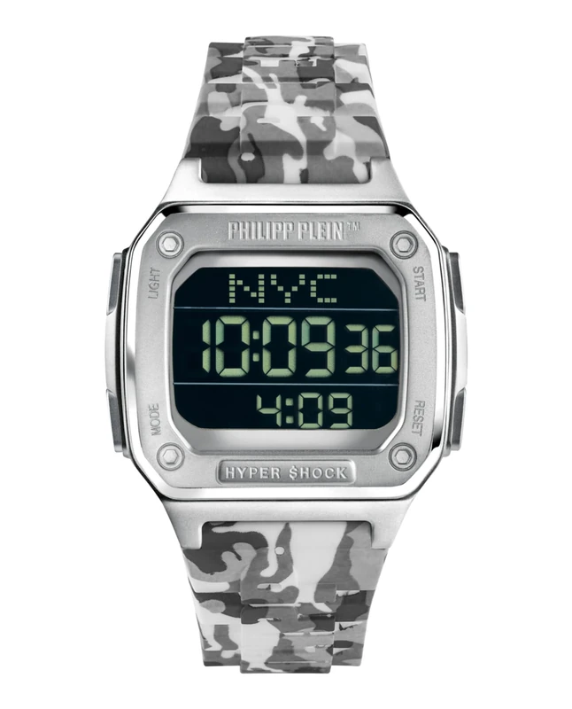 Philipp Plein Mens Digital Quartz Watch Hyper $Hock