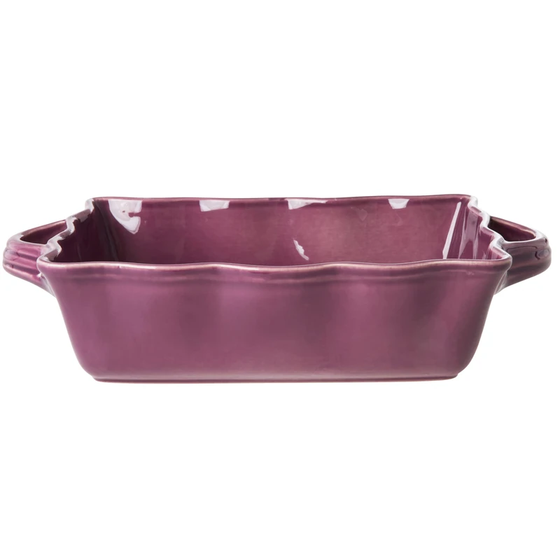 Rice - Stoneware Oven Dish Purple