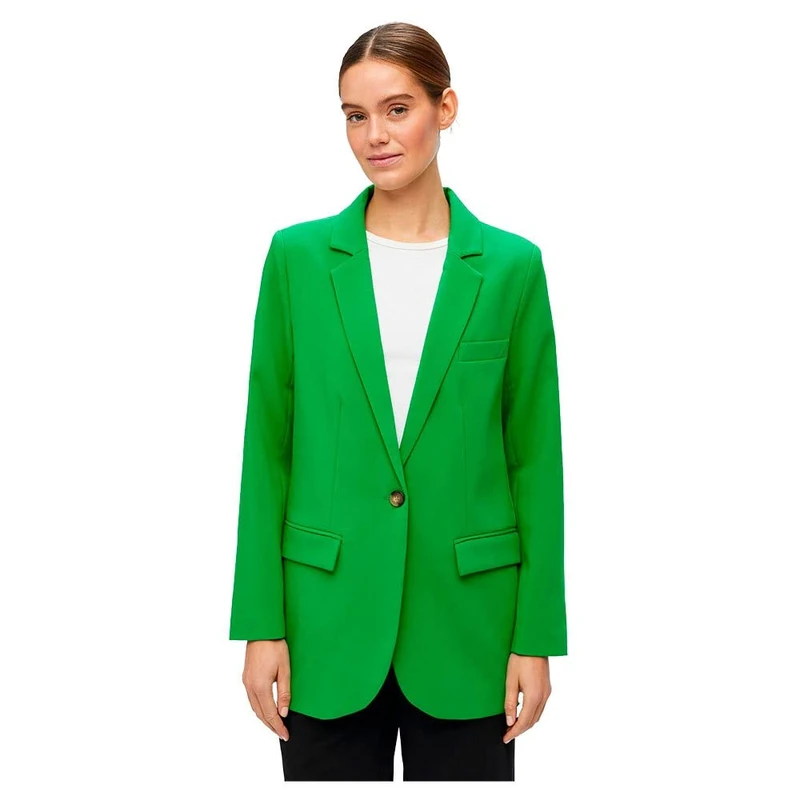 Object Women's Objsigrid L/S Blazer Noos, Fern Green, 18