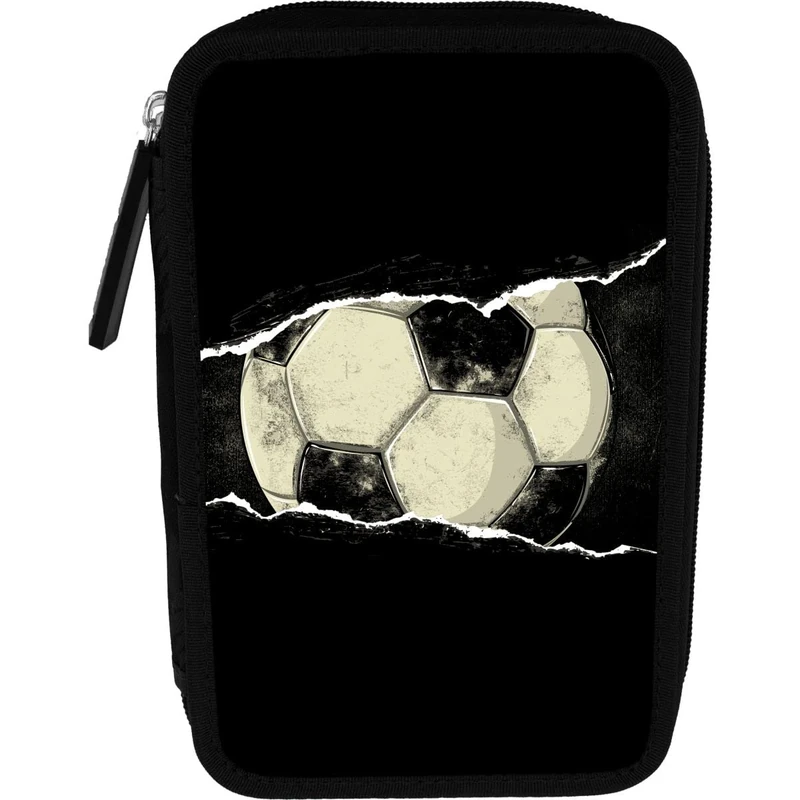 TRENDENZ Tinka - Triple Pencil Case - Football (8-803744) - Image 1