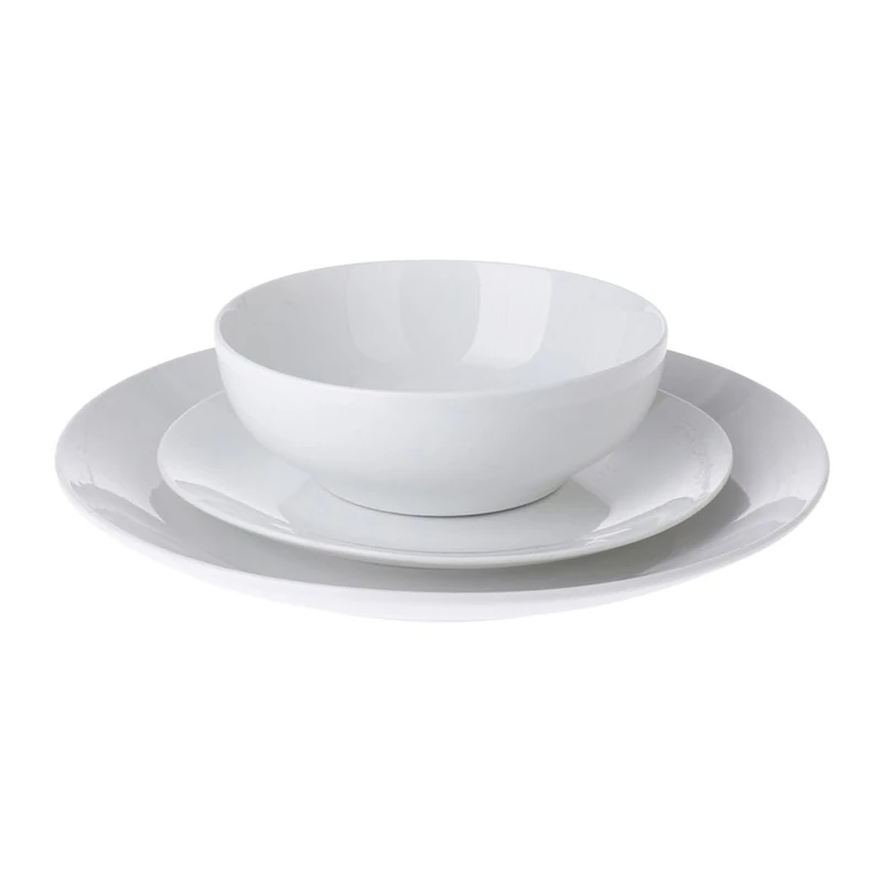 No disponible Table Service of 12 Pieces Plates + Bowls, Multicoloured, Unique - Image 1