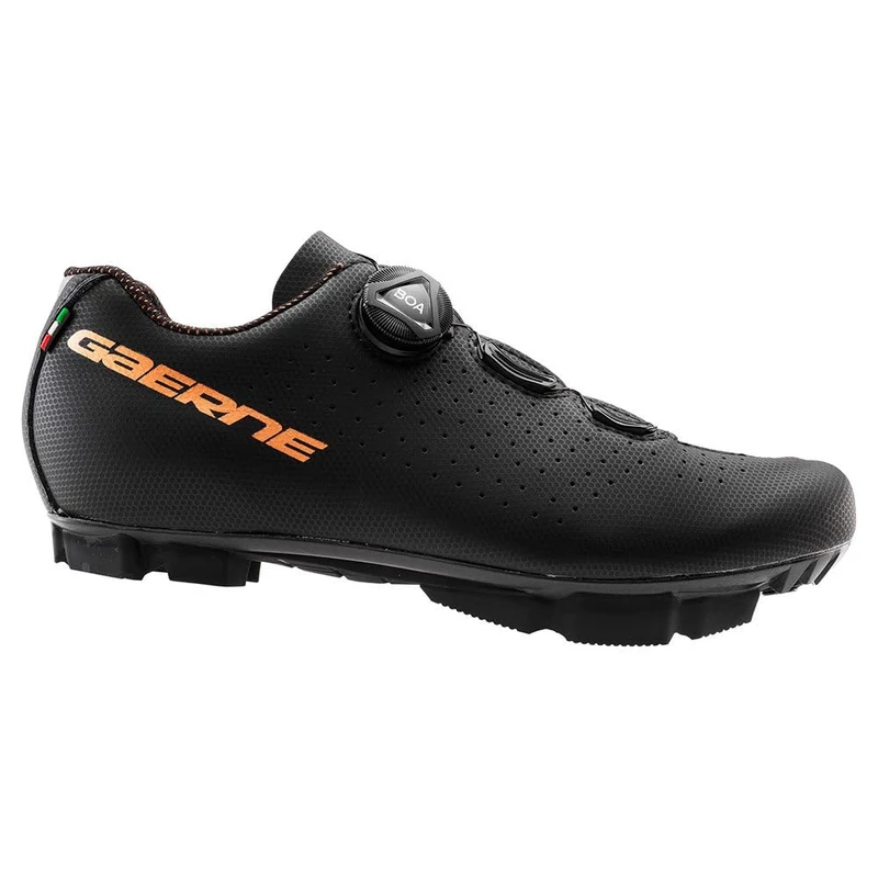 Gaerne Trail Ladies MTB Shoes - Women’s Mountain Bike Shoes with Grippy Outsole, Breathable Durable Upper & Secure Fit for Trail, XC & Off-Road Riding - Matt Black - Size 41