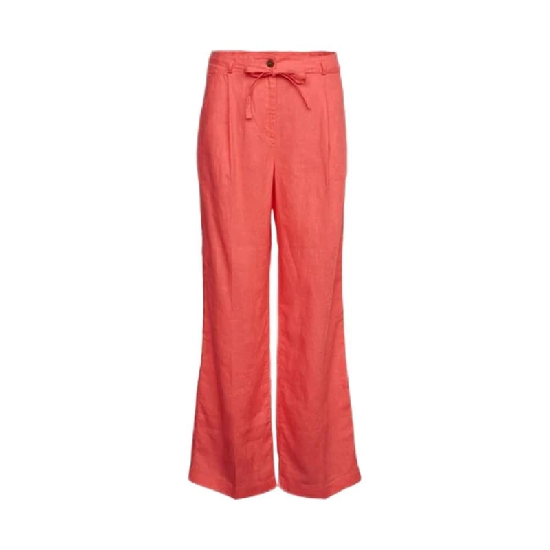 ESPRIT Women's 033ee1b345 Pants, 640/Coral Red, 32W x 34L