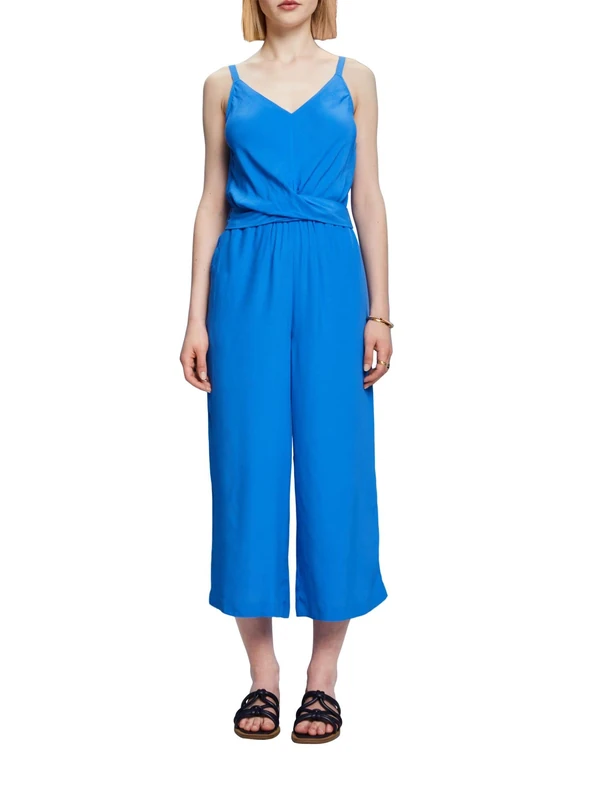 ESPRIT Women's 053EE1L306 Overalls, 410/BRIGHT Blue, 36