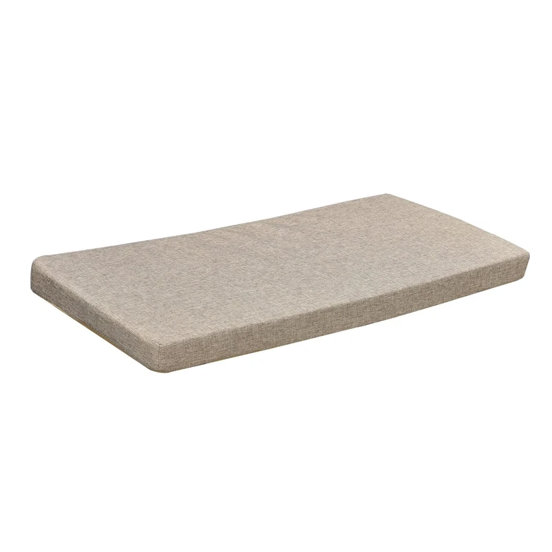 itenge Bay Window Seat Cushions Indoor Furniture 60x14 Inch Non Slip Washable Custon Size Bench Cushion with Zipper, Khaki