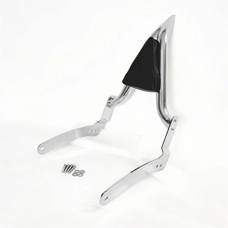 22" Chrome Backrest Sissy Bar Passenger Back Rest Rear Pad Fit for Kawasaki Vulcan 900 Vulcan 2000 2004-2022 2023