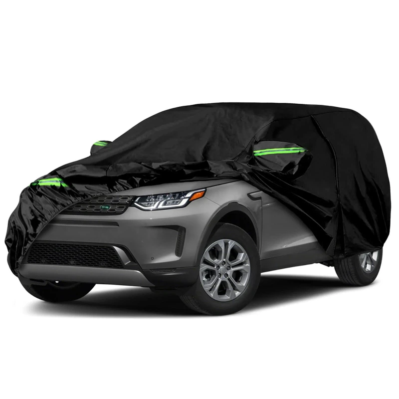 Waterproof Car Cover Replace for 2014-2023 Land Rover Discovery Sport, 6 Layers All Weather Car Covers with Zipper Door & Windproof Bands for Snow Rain Dust Hail Protection (Discovery Sport)