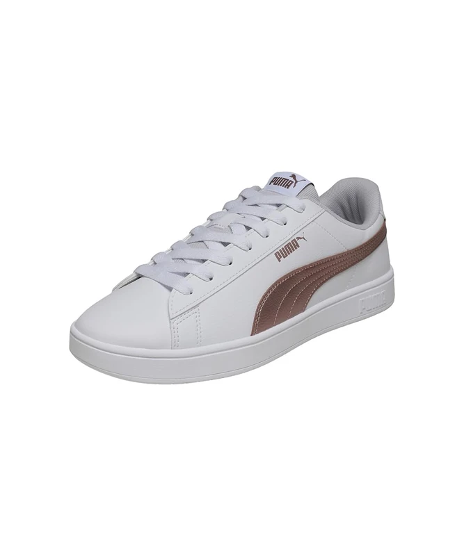 PUMA Unisex Rickie Classic Sneaker, White-Rose Gold, 7.5 UK