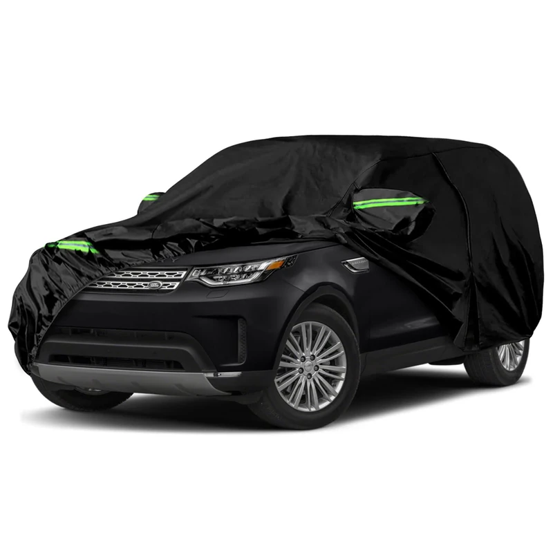 Waterproof Car Cover Replace for 2005-2022 Land Rover Discovery, 6 Layers All Weather Car Covers with Zipper Door & Windproof Bands for Snow Rain Dust Hail Protection (Discovery)
