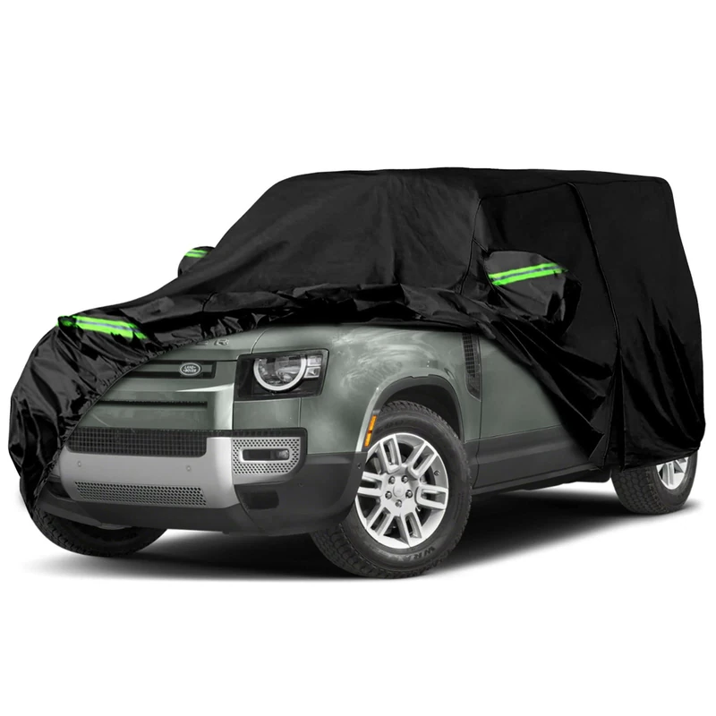 Waterproof Car Cover Replace for 2020-2023 Land Rover Defender 110 4-Door, 6 Layers All Weather Car Covers with Zipper Door for Snow Rain Dust Hail Protection (Defender 4 Door)