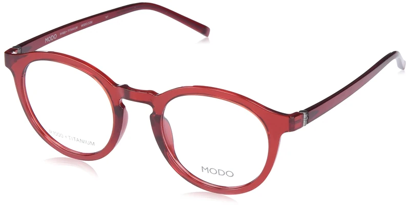 MODO & ECO 7055 Glasses, Bright Red, 48 Unisex, Bright Red