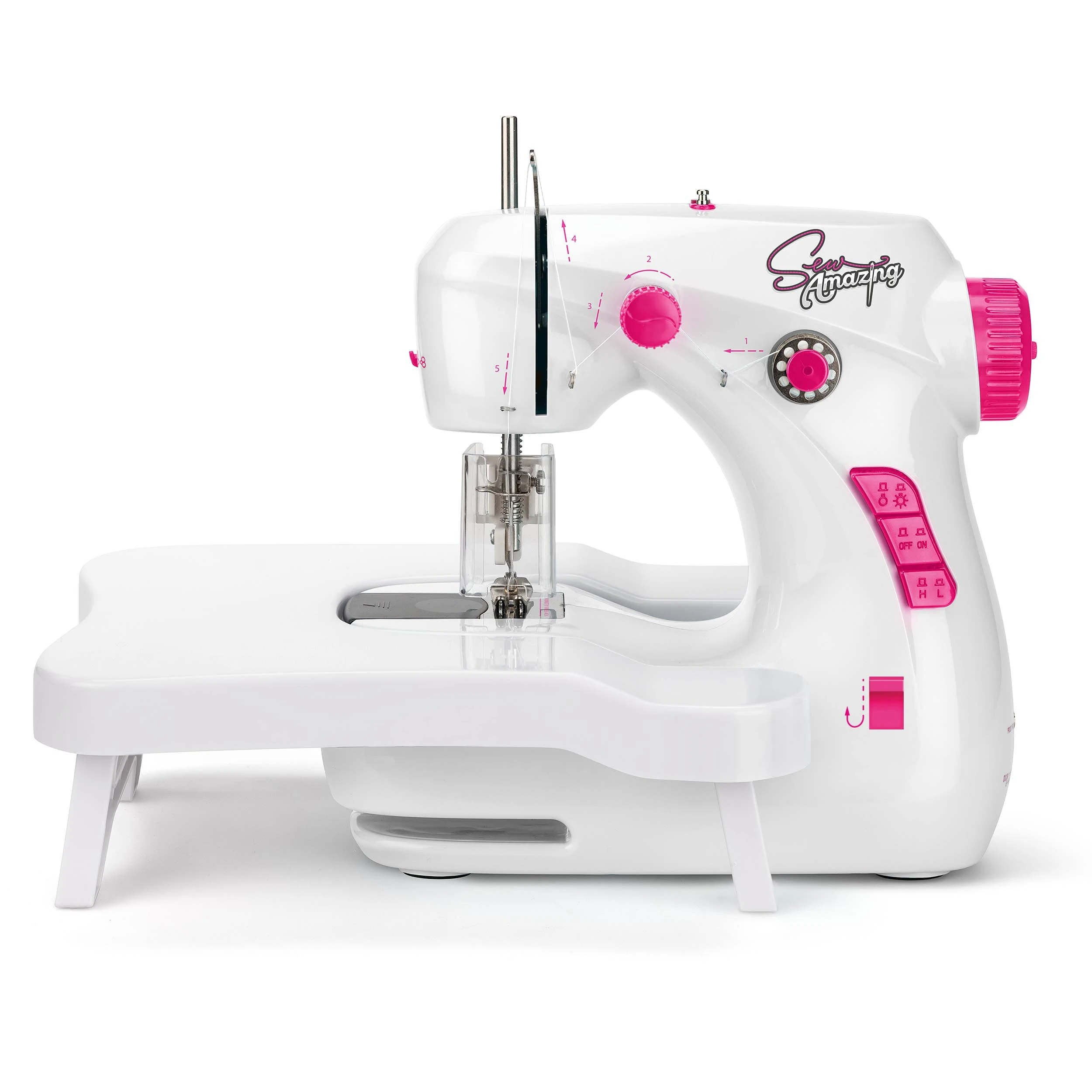 Sew Amazing Workshop | Kids Beginners Sewing Machine with Extendable Table