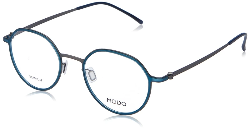 MODO & ECO 4434 Glasses, Teal, 48 Unisex, TEAL
