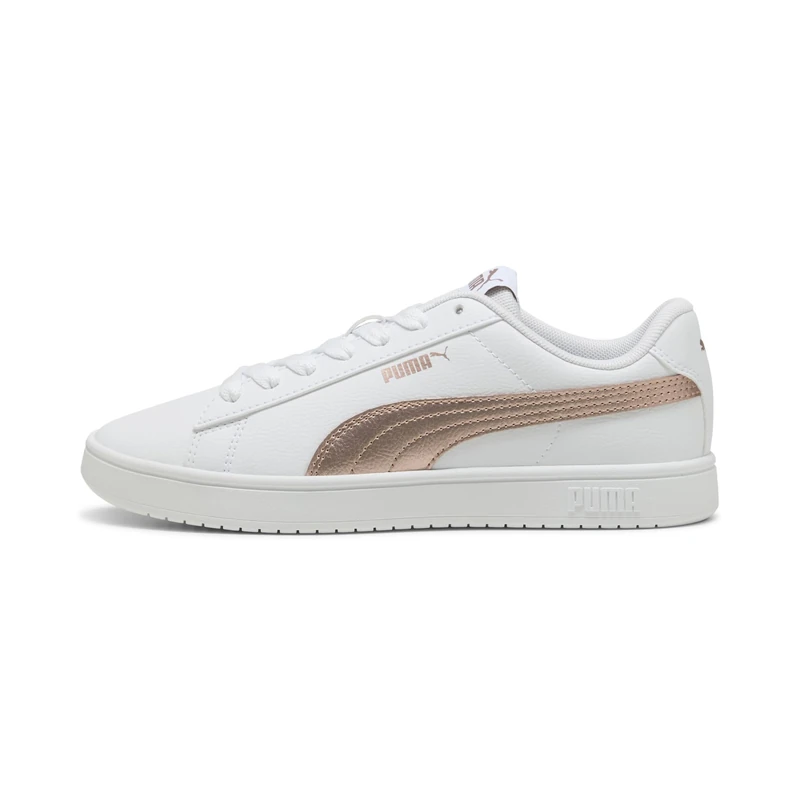 PUMA Unisex Rickie Classic Sneaker, White-Rose Gold, 4.5 UK