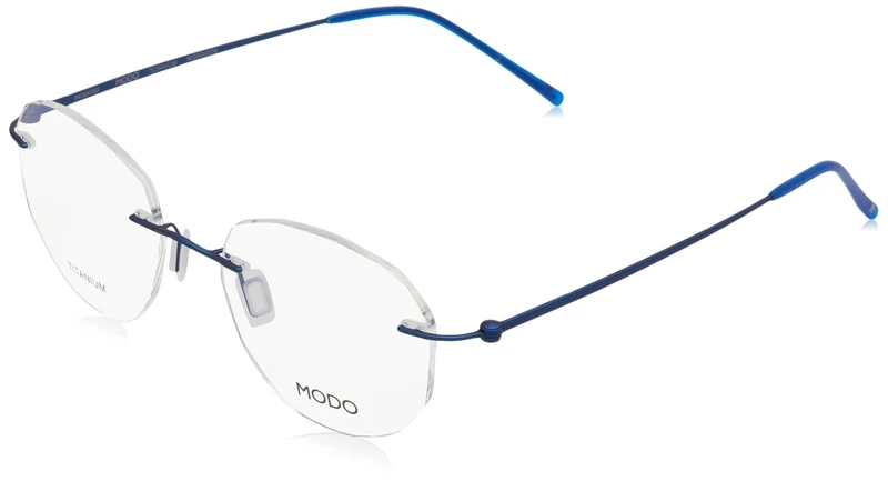MODO & ECO 4610 Glasses, Matte Blue, 49 Unisex, Matte Blue