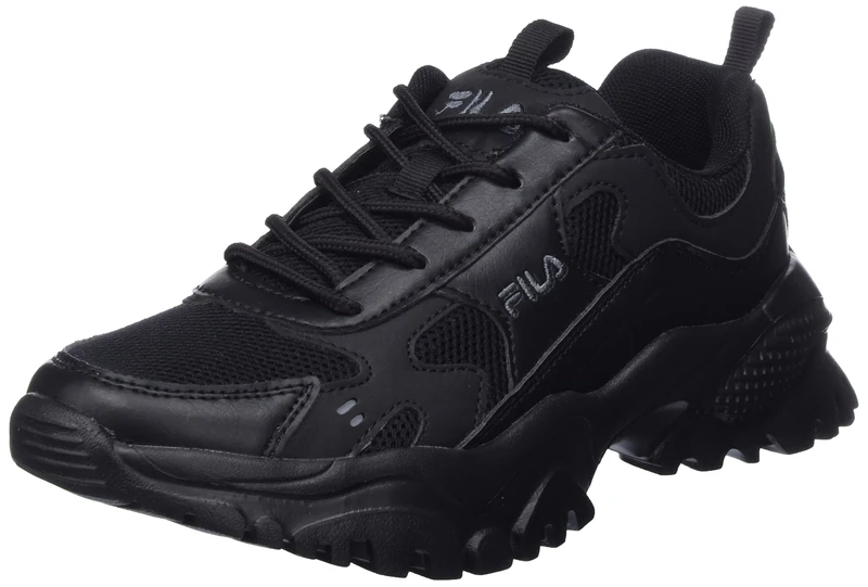 Fila Women's Electric Flow Wmn Sneaker, Black, 3 UK