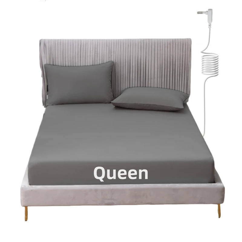 Grounding Sheets for Earthing Queen Size Grounding Fitted Bed Sheets with 15 ft Grounidng Cord
