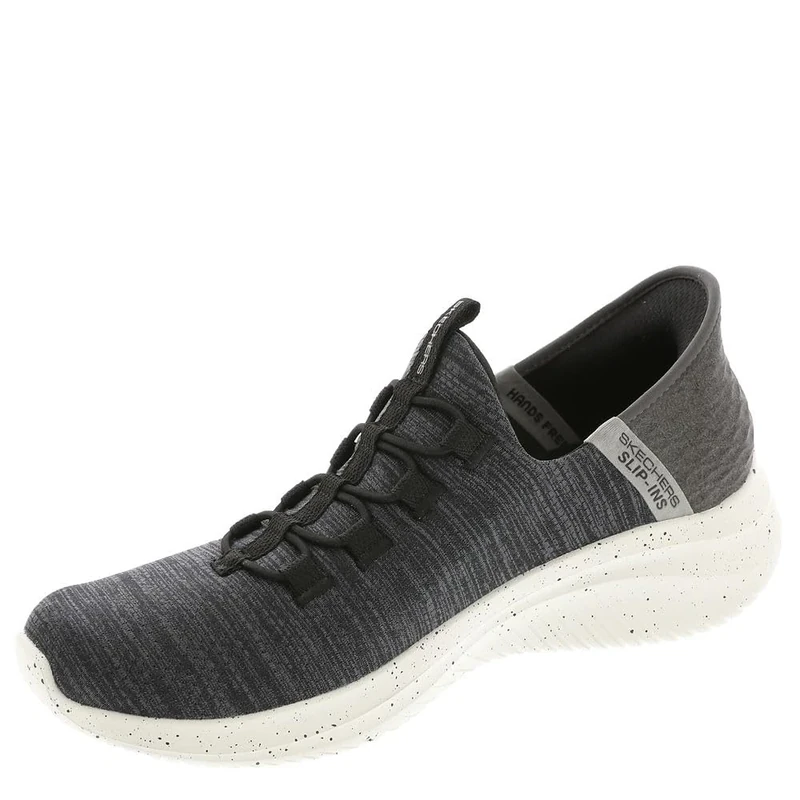 Skechers Men's Oxford Shoes, Black, 50.5 EU Weit