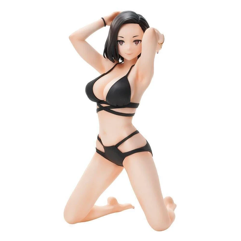 Union Creative Ganbare Douki-Chan PVC Senpai-san Swimsuit Statuette 22 cm