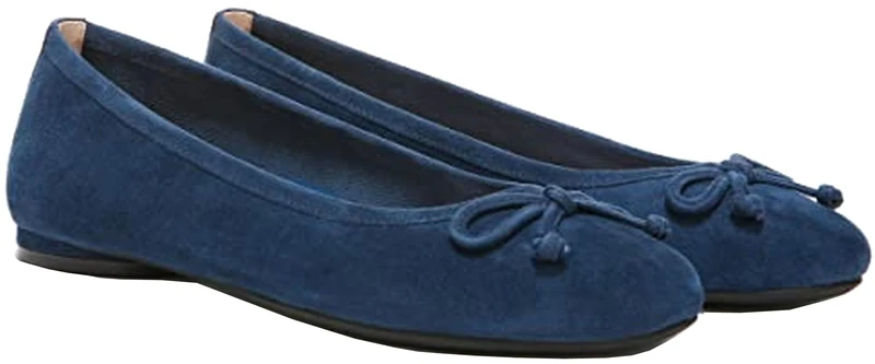 Vionic Women's Callisto Ballet Flat, Dark Blue SDE, 4 UK
