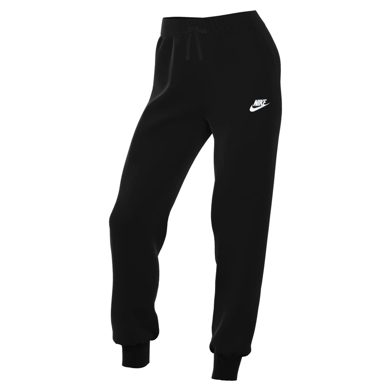 NIKE DQ5191-010 W NSW Club FLC MR Pant STD Pants Women's Black/White Size 2XS