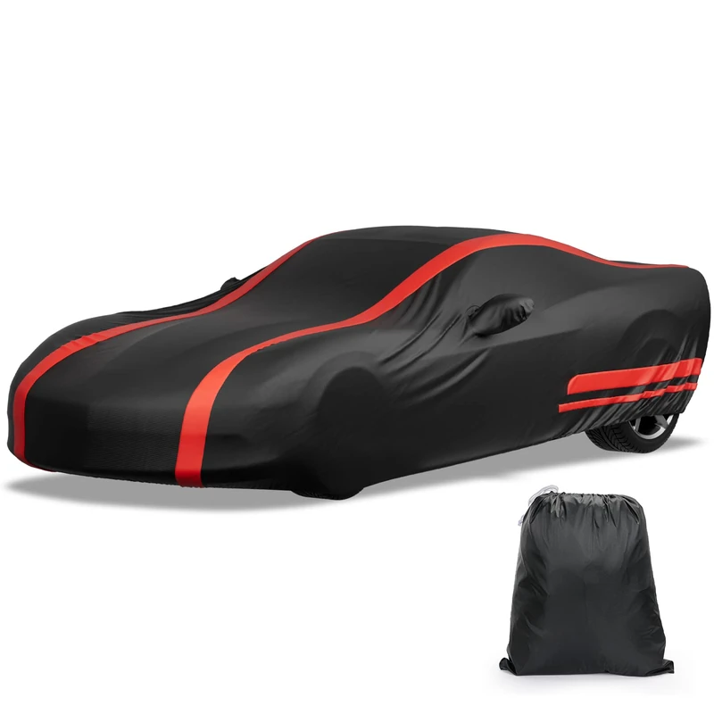 Full Car Cover Waterproof Compatible with C6 Corvette 2005-2013, Custom Fit C6 Cover UV Resistant All Weather Protection