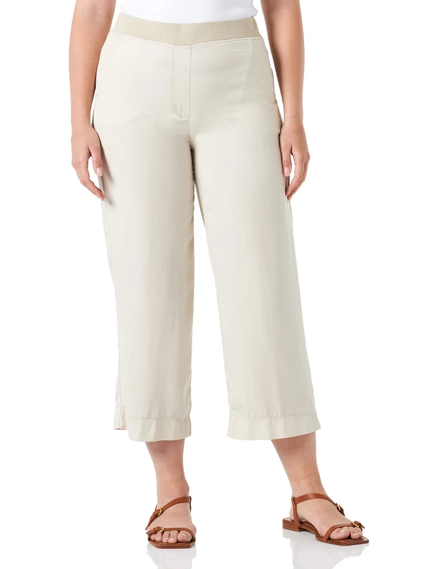 Raphaela by Brax Pam Culotte Fluid Summer Tencel - Culotte, cream, 34W x 30L