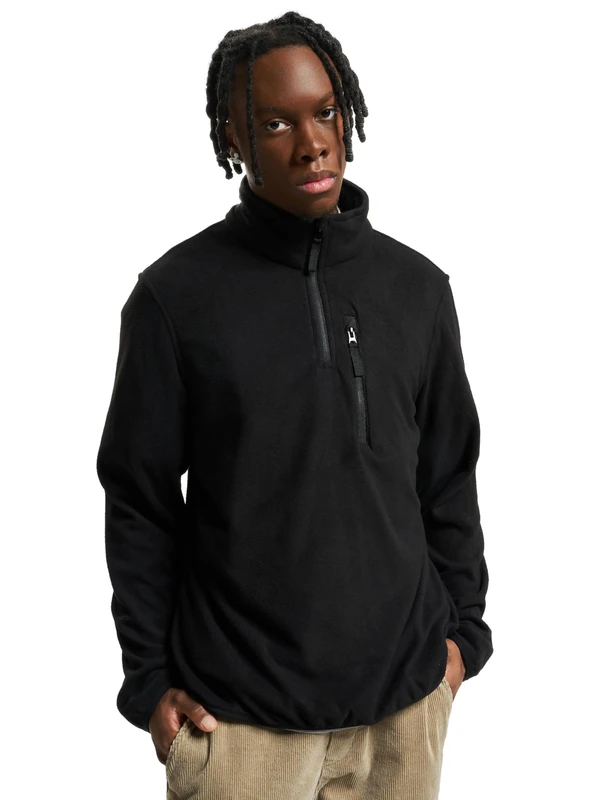 Brandit Fleece Troyer, color: black, size: 7XL