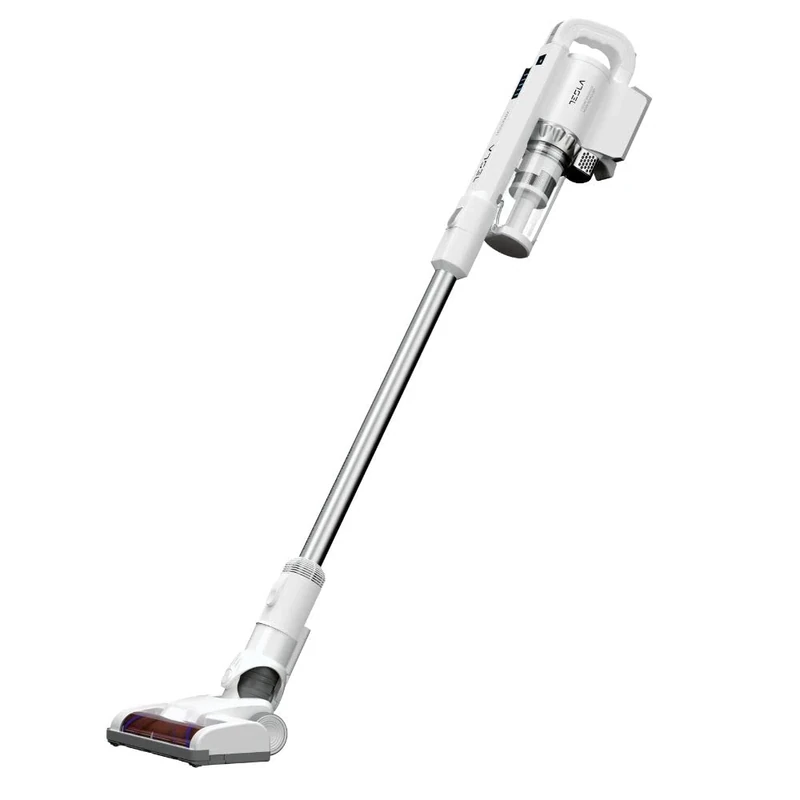 Tesla HS300WX – Manual Vacuum Cleaner (200 W, Noise Level 71 dB, Brushless Motor Type, Vacuum Pressure 18000/9000, Battery Capacity 2200, HEPA Filtration, 2 Speed Levels) White - Image 1