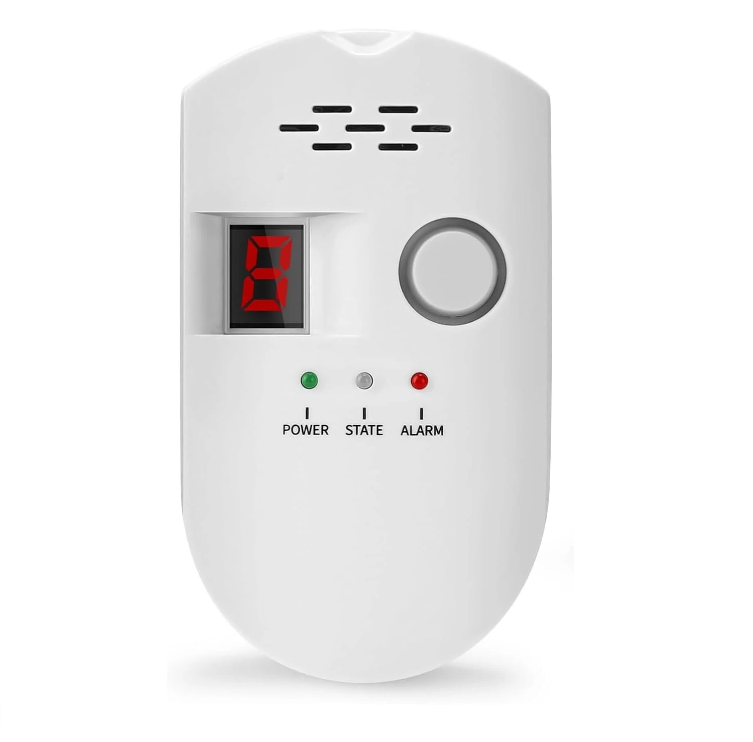 Gas Leak Detector, Natural Digital Gas Detector, Home Gas Alarm, Gas Leak Detector,High Sensitivity LPG LNG Coal Natural Gas Leak Detection, Alarm Monitor Sensor
