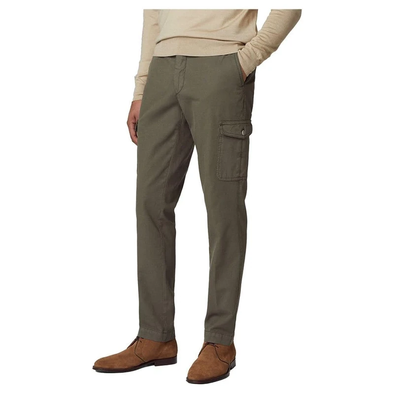 Hackett London Men's Cargo TEXSTRETCH Trouser, Brown (Khaki), 40W/32L
