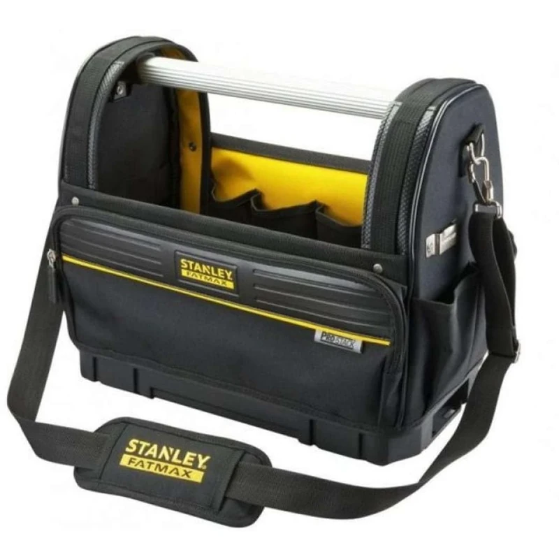STANLEY FatMax® PRO-STACK™ Soft Open Tote features multiple pockets and tool loops for maximum organisation of screwdrivers, pliers and other hand tools.